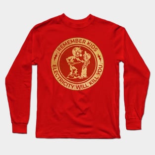 Vintage Remember Kids Red Art Long Sleeve T-Shirt